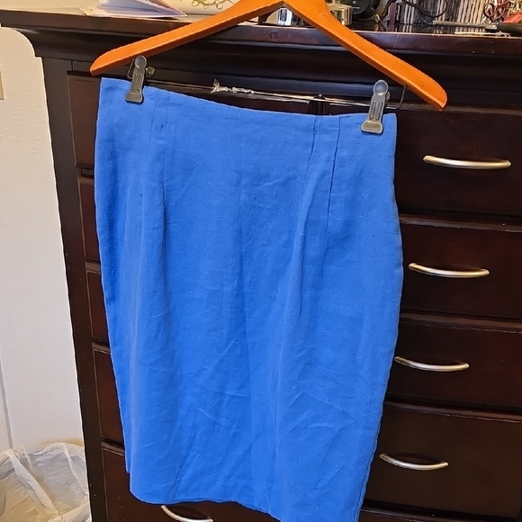 Baronesa By Barbara Green Vi Tage Linen Skirt - Picture 1 of 8